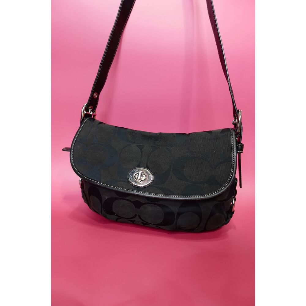 Coach Canvas Turnlock